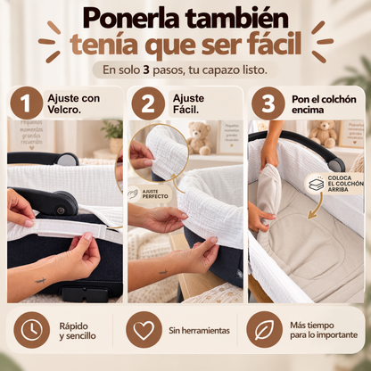 Cubre Capazo de Muselina | Protege y Renueva el Interior