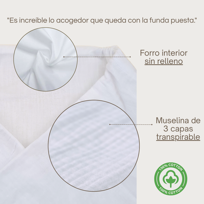 Cubre Capazo de Muselina | Protege y Renueva el Interior