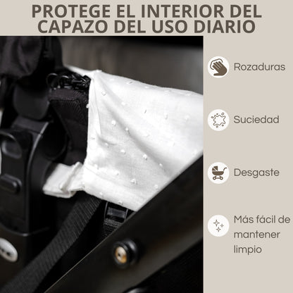 Cubre Capazo de Plumeti | Protege el Interior con un Acabado Delicado