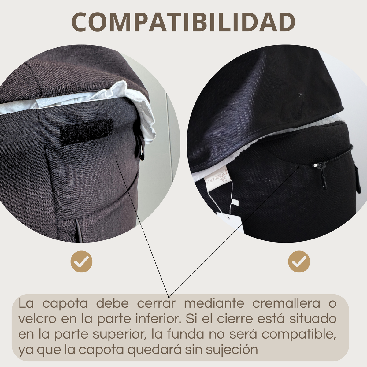 Funda Cubre Paredes del Capazo de Bambula con Volantes