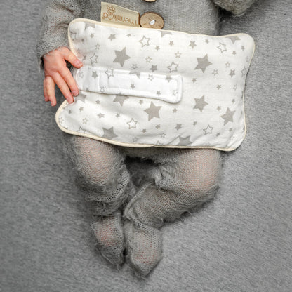 Cinturón Anticólicos con Saquito de Semillas (Estrellas) - Ese abrazo calentito que reconforta la barriguita