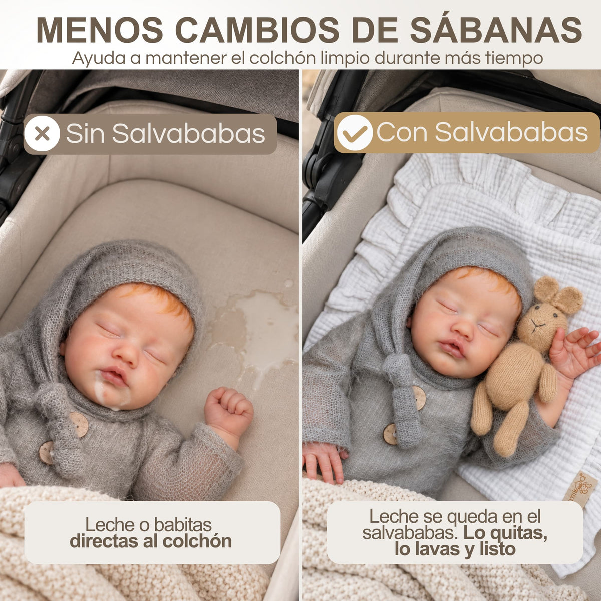 Pack Salvababas para Capazo | Protege la Zona de la Cabecita