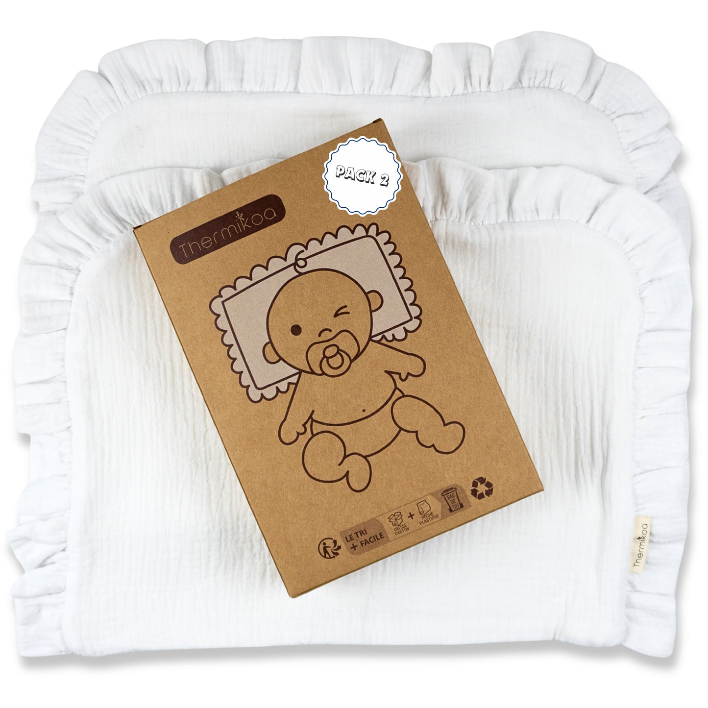 Kit Funda Capazo Universal de Bambula  + Sabana Bajera + Salvababas Bebé