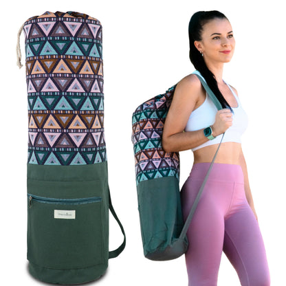 Bolsa XL para Esterilla de Yoga | Tu Esterilla Protegida y Fácil de Llevar (Azul)