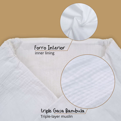 Funda Cubre Paredes de Capazo Universal - Porque su nidito merece ser mimoso por dentro