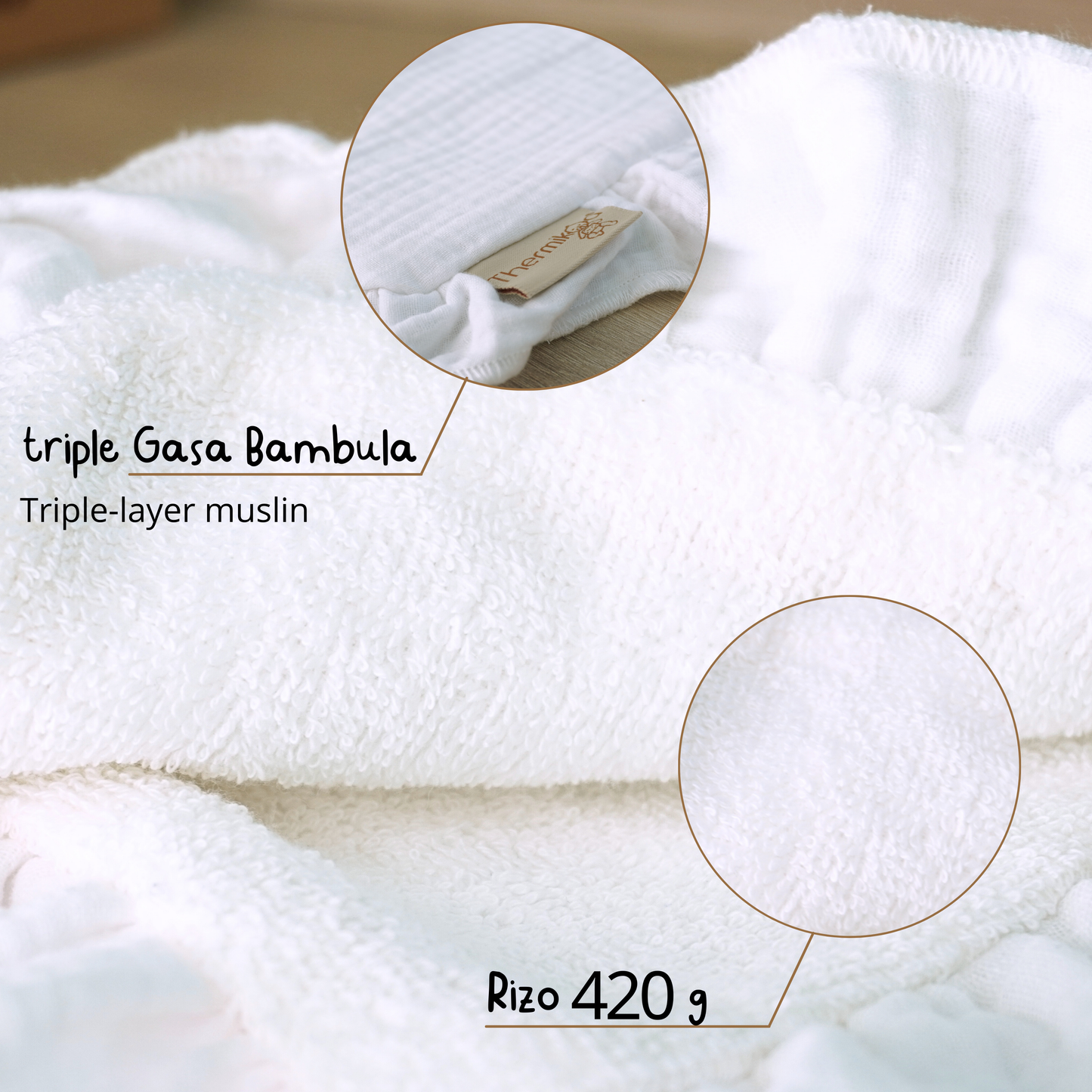 Kit Funda Capazo Universal de Bambula  + Sabana Bajera + Salvababas Bebé