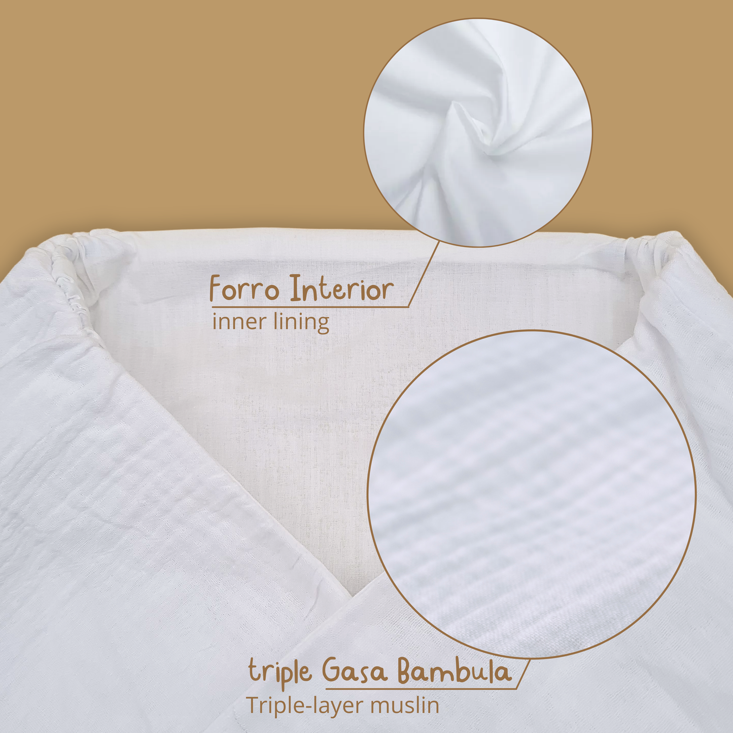 Funda Capazo Universal Bebé Cubre Paredes Bambula con Volantes