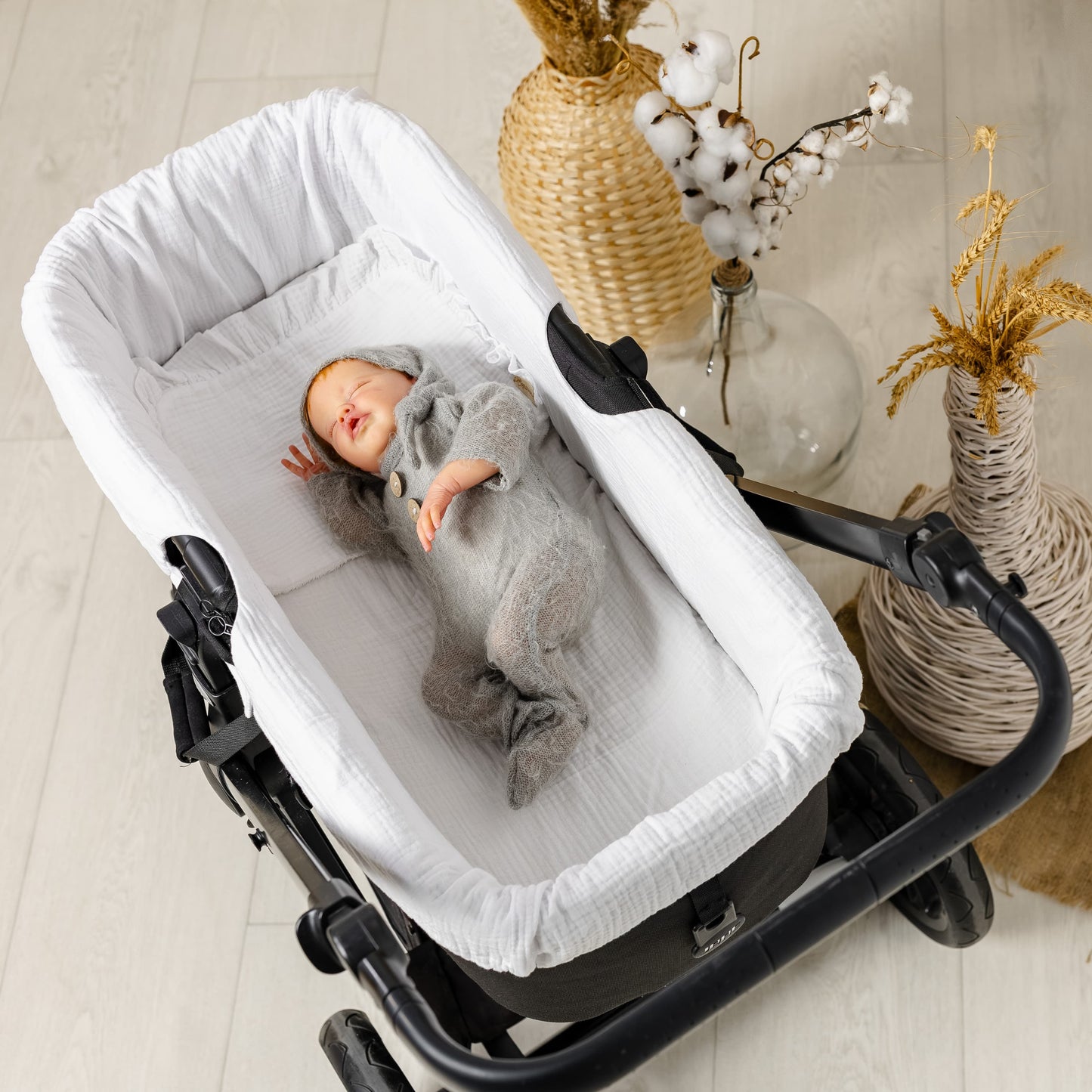 Funda Cubre Paredes de Capazo Universal - Porque su nidito merece ser mimoso por dentro