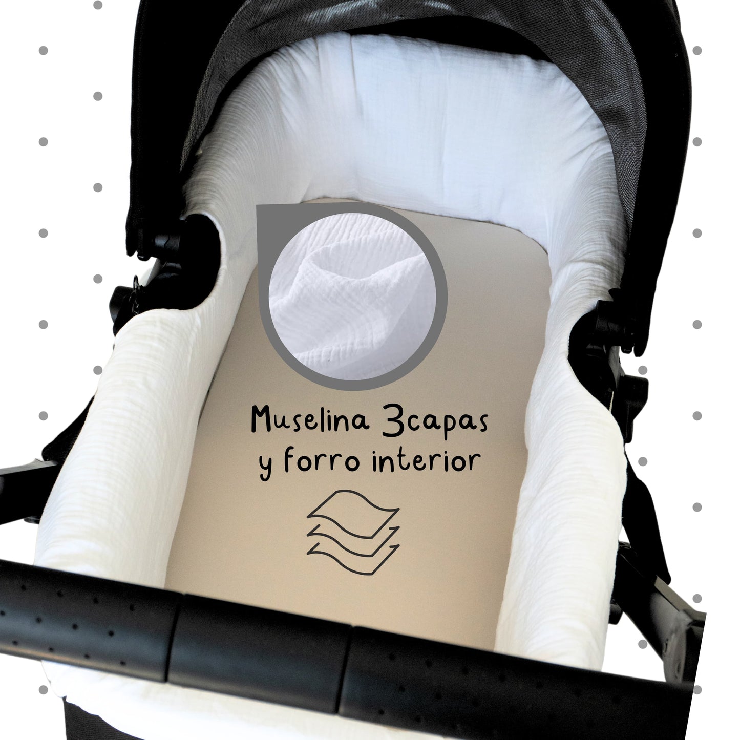 Funda Universal para Capazo de Bebé