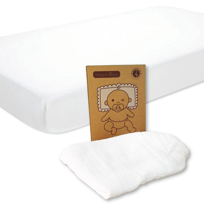 Sábana Bajera de Muselina para Capazo - Suavecita como una nube, práctica como te gusta.