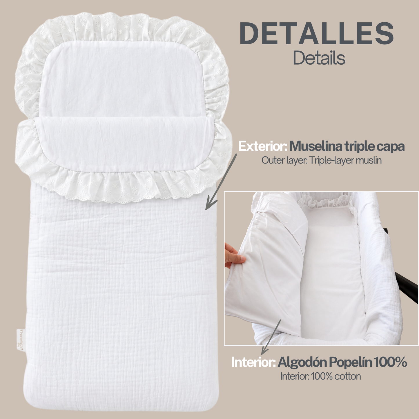 Saco Arrullo para el Capazo en Bambula
