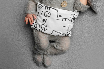 Saquito Térmico de Semillas para Bebés - Ese calorcito que reconforta como un abrazo (gato)